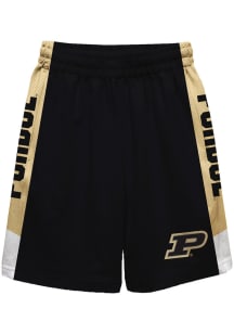 Purdue Boilermakers Youth Black Mesh Athletic Shorts
