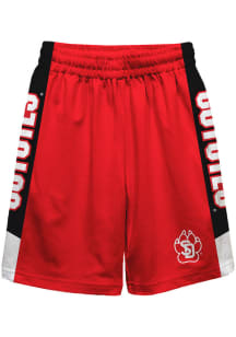 South Dakota Coyotes Youth Red Mesh Athletic Shorts