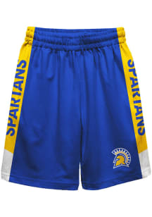 San Jose State Spartans Youth Blue Mesh Athletic Shorts