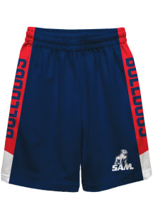 Samford University Bulldogs Youth Navy Blue Mesh Athletic Shorts
