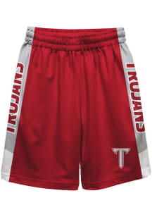 Troy Trojans Youth Maroon Mesh Athletic Shorts