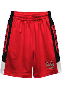Utah Utes Youth Red Mesh Athletic Shorts