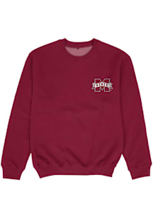 Vive La Fete Mississippi State Bulldogs Toddler Maroon Impressions Long Sleeve Crew Sweatshirt