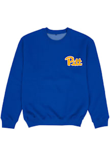 Toddler Pitt Panthers Blue Vive La Fete Impressions Long Sleeve Crew Sweatshirt