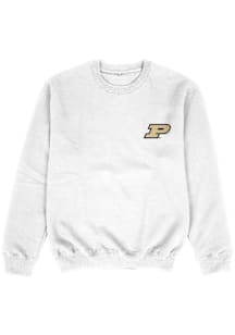 Toddler Purdue Boilermakers White Vive La Fete Impressions Long Sleeve Crew Sweatshirt