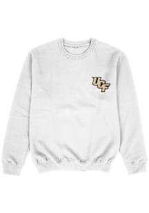 Vive La Fete UCF Knights Toddler White Impressions Long Sleeve Crew Sweatshirt
