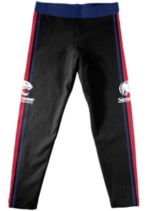 South Alabama Jaguars Infant Girls Black Stripe Bottoms Leggings