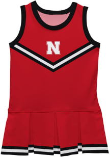 Nebraska Cornhuskers Baby Red Britney Dress Set Cheer