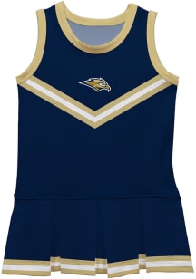 Vive La Fete Oral Roberts Golden Eagles Baby Navy Blue Britney Dress Set Cheer