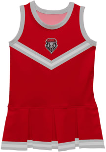 New Mexico Lobos Baby Red Britney Dress Set Cheer