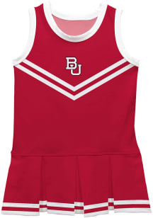 Boston Terriers Toddler Girls Red Britney Dress Sets Cheer