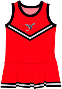 Vive La Fete Delaware State Hornets Toddler Girls Red Britney Dress Sets Cheer