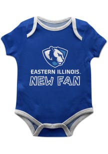 Vive La Fete Eastern Illinois Panthers Baby Blue New Fan Short Sleeve One Piece