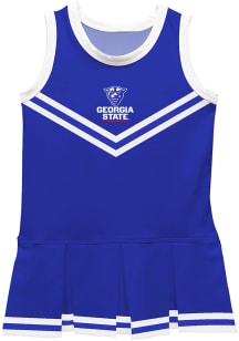 Georgia State Panthers Toddler Girls Blue Britney Dress Sets Cheer