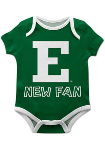 Eastern Michigan Eagles Baby Green New Fan Short Sleeve One Piece