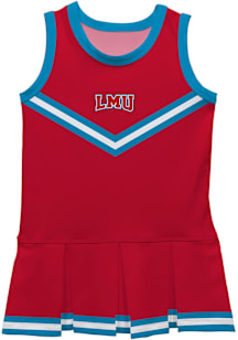 Vive La Fete Loyola Marymount Lions Toddler Girls Red Britney Dress Sets Cheer