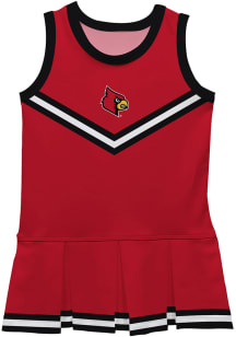 Louisville Cardinals Toddler Girls Red Britney Dress Sets Cheer