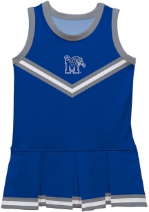 Memphis Tigers Toddler Girls Blue Britney Dress Sets Cheer