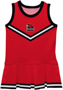 Vive La Fete Miami RedHawks Toddler Girls Red Britney Dress Sets Cheer