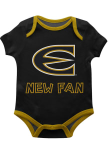 Emporia State Hornets Baby Black New Fan Short Sleeve One Piece