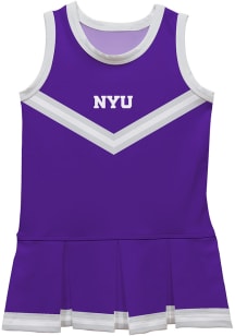 NYU Violets Toddler Girls Purple Britney Dress Sets Cheer