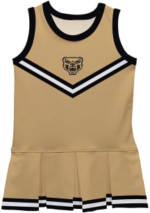 Oakland University Golden Grizzlies Toddler Girls Gold Britney Dress Sets Cheer