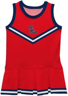 Ole Miss Rebels Toddler Girls Red Britney Dress Sets Cheer
