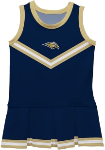 Oral Roberts Golden Eagles Toddler Girls Navy Blue Britney Dress Sets Cheer