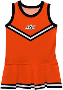 Oklahoma State Cowboys Toddler Girls Orange Britney Dress Sets Cheer