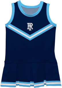 Rhode Island Rams Toddler Girls Navy Blue Britney Dress Sets Cheer