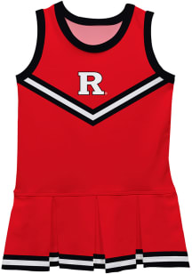 Rutgers Scarlet Knights Toddler Girls Red Britney Dress Sets Cheer