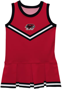 Saint Josephs Hawks Toddler Girls Red Britney Dress Sets Cheer