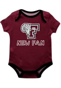 Vive La Fete Fordham Rams Baby Maroon New Fan Short Sleeve One Piece