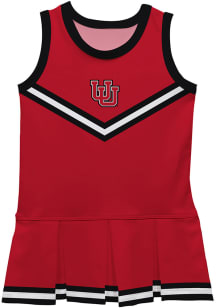 Utah Utes Toddler Girls Red Britney Dress Sets Cheer