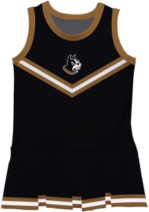 Wofford Terriers Toddler Girls Black Britney Dress Sets Cheer