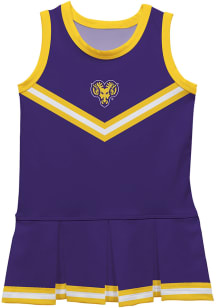 West Chester Golden Rams Toddler Girls Purple Britney Dress Sets Cheer