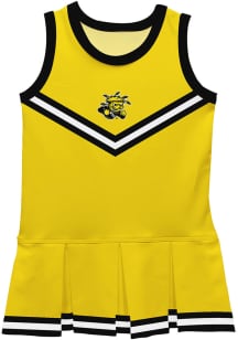 Wichita State Shockers Toddler Girls Yellow Britney Dress Sets Cheer