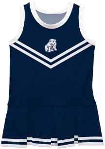 Yale Bulldogs Toddler Girls Navy Blue Britney Dress Sets Cheer