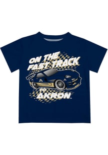 Akron Zips Infant Fast Track Short Sleeve T-Shirt Blue
