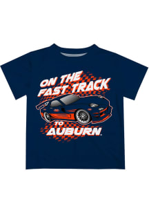 Auburn Tigers Infant Fast Track Short Sleeve T-Shirt Blue