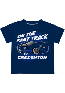 Creighton Bluejays Infant Fast Track Short Sleeve T-Shirt Blue