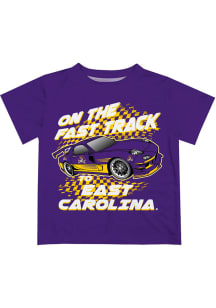 East Carolina Pirates Infant Fast Track Short Sleeve T-Shirt Purple