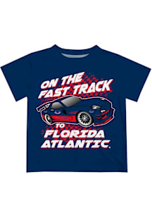 Vive La Fete Florida Atlantic Owls Infant Fast Track Short Sleeve T-Shirt Blue