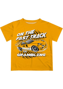 Grambling State Tigers Infant Fast Track Short Sleeve T-Shirt Gold