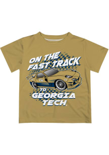 GA Tech Yellow Jackets Infant Fast Track Short Sleeve T-Shirt Gold