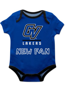 Grand Valley State Lakers Baby Blue New Fan Short Sleeve One Piece