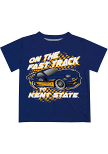 Kent State Golden Flashes Infant Fast Track Short Sleeve T-Shirt Blue