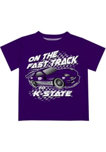 K-State Wildcats Infant Fast Track Short Sleeve T-Shirt Purple