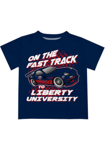 Liberty Flames Infant Fast Track Short Sleeve T-Shirt Red