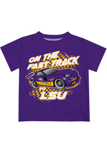 LSU Tigers Infant Fast Track Short Sleeve T-Shirt Purple